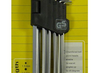 Inbus 9-dlg. 1,5-10 mm, kogelkop CV
