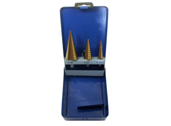 Stappenboor 3-dlg. 4-30 mm Titanium coated