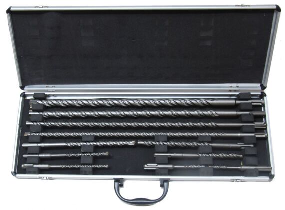 11-dlg. SDS Boor set, Alum box