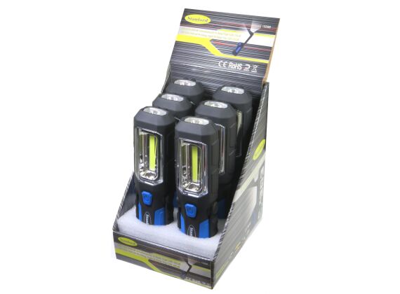 3 W COB werklamp met batterijen