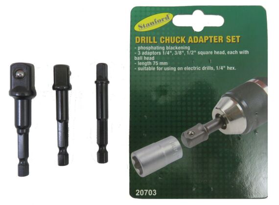 Adapters Set, 4-socket, 3-dlg.