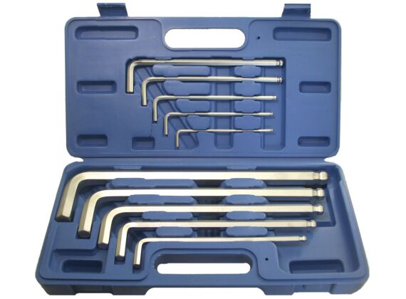 Inbus 10-dlg. extra lang, 3-17 mm