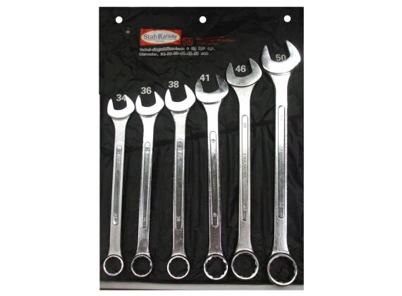 Ring-steekset 6-dlg. 34-50 mm, CV
