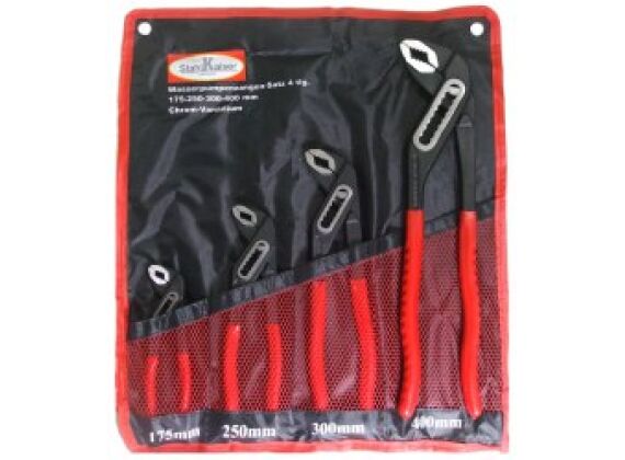 Waterpomptangen set 4-dlg. 7''- 10''- 12''-16