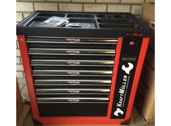 Gereedschapswagen Kraftmüller 7 gevulde lades