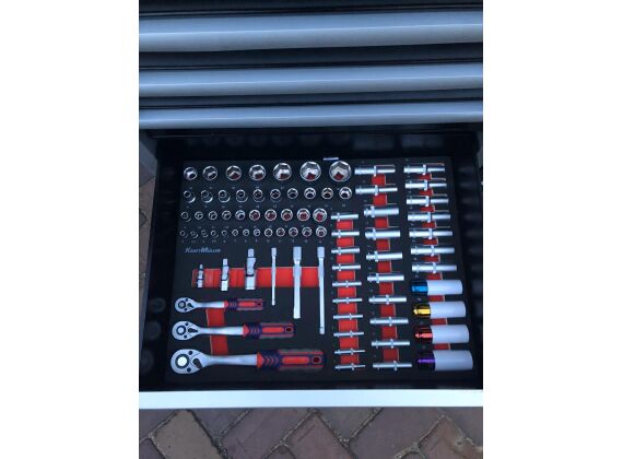 Gereedschapswagen Kraftmüller 7 lades gevuld