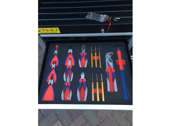 Gereedschapswagen Kraftmüller 7 lades gevuld