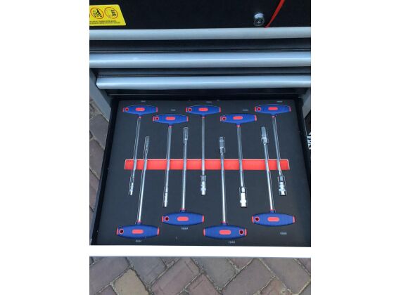 Gereedschapswagen Kraftmüller 7 lades gevuld