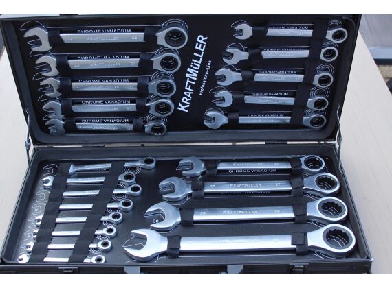 Ring-ratelset in koffer 6-32 mm