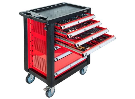 Airpress Gereedschapswagen Incl. 217 Stuks Gereedschap