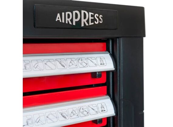 Airpress Gereedschapswagen Incl. 217 Stuks Gereedschap