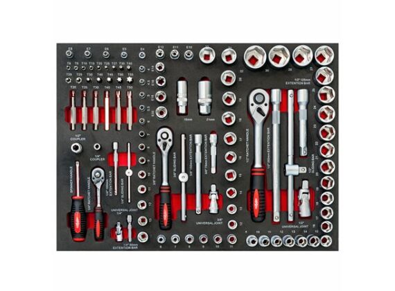 Airpress Gereedschapswagen Incl. 217 Stuks Gereedschap