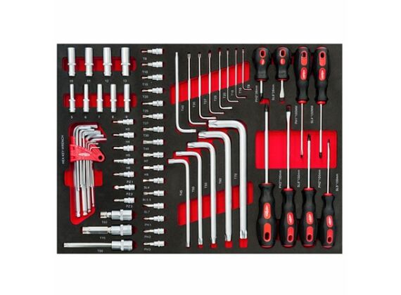 Airpress Gereedschapswagen Incl. 217 Stuks Gereedschap