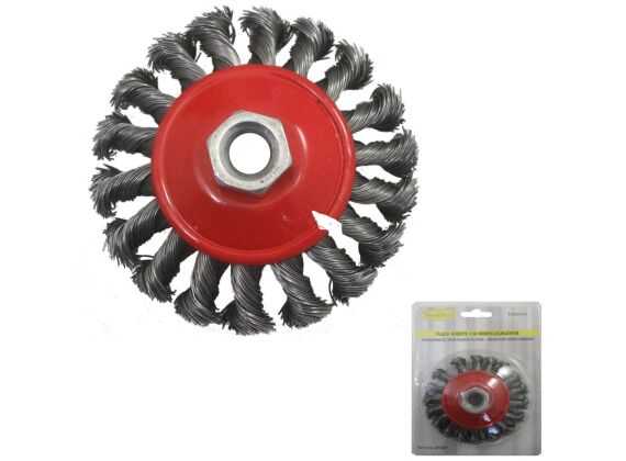 Draadborstel, vlak 100 mm x M14