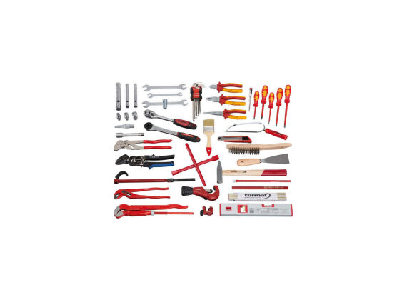 FORMAT SANITAIR-GEREEDSCHAPSSET 50-DLG.