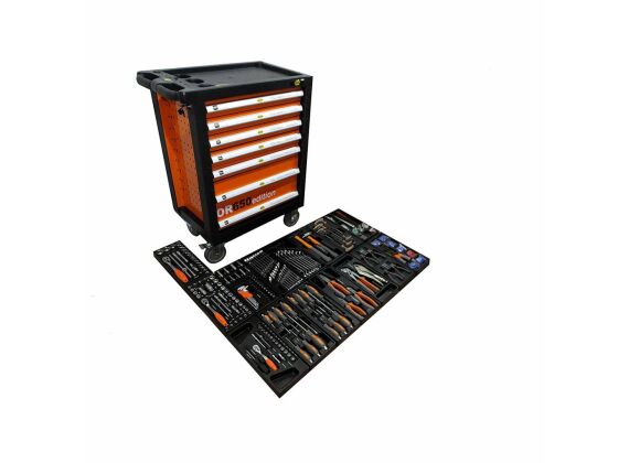 Gevulde Gereedschapswagen 650 Delig Met 7 laden OR650 Edition