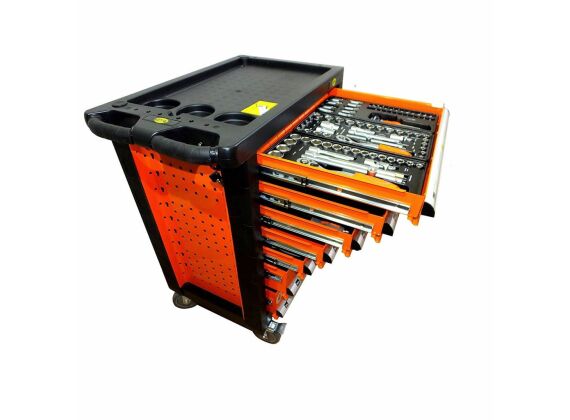 Gevulde Gereedschapswagen 650 Delig Met 7 laden OR650 Edition