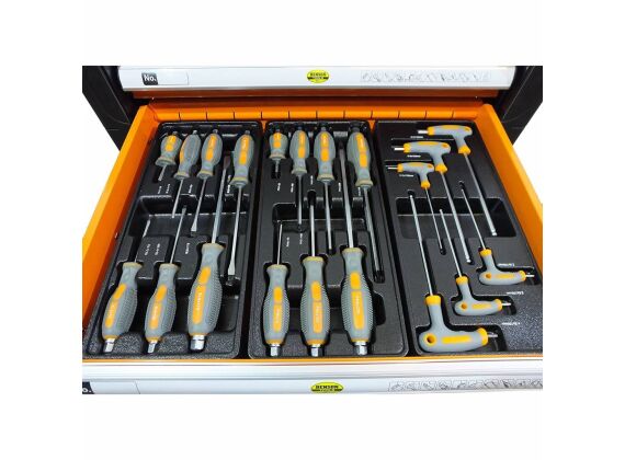 Gevulde Gereedschapswagen 650 Delig Met 7 laden OR650 Edition