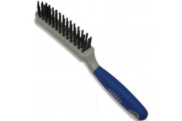 Staalborstel 300 mm 4 rij