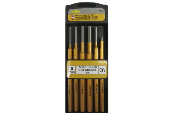 Drevel set 6-dlg. geel,CV