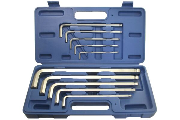 Inbus 10-dlg. extra lang, 3-17 mm