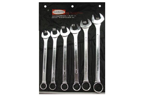 Ring-steekset 6-dlg. 34-50 mm, CV