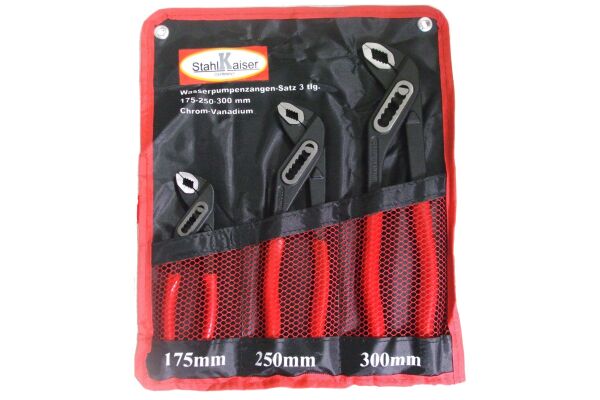 Waterpomptangen set 3-dlg. 7''- 10''- 12''