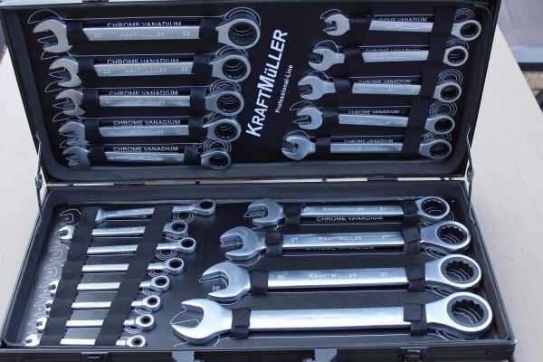 Ring-ratelset in koffer 6-32 mm