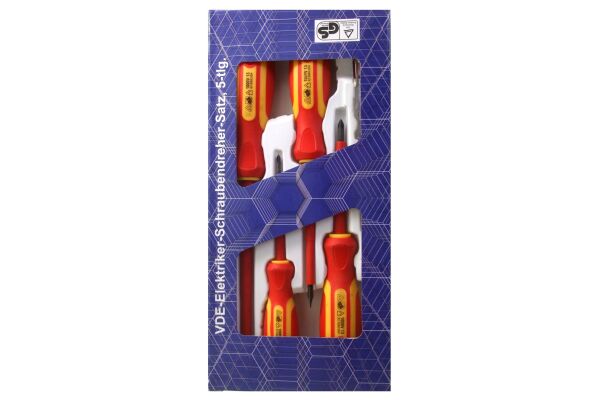 Schroevendraaierset 5-dlg. VDE Electro Iso.
