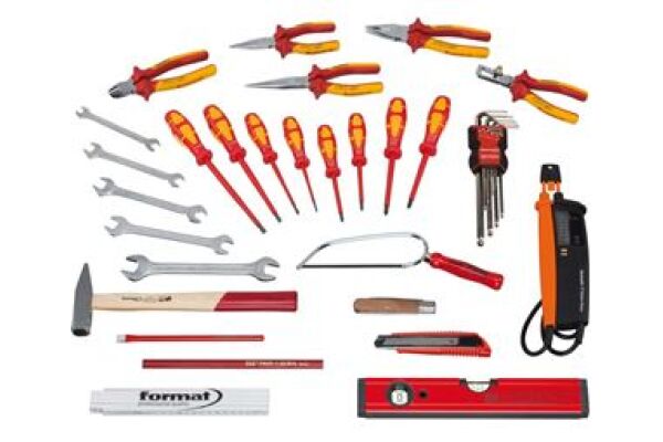 FORMAT ELEKTRICIEN-GEREEDSCH.SET 37-DLG.